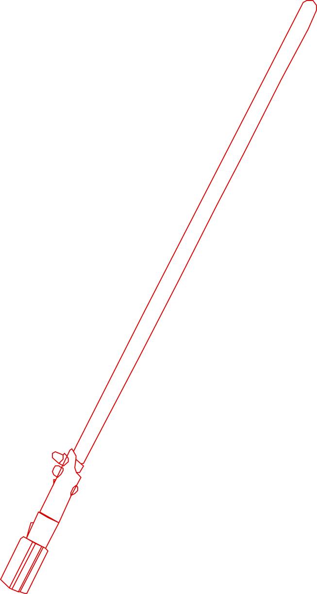 653x1223 Lightsaber Vector