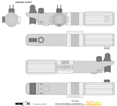 400x360 Free Collection Of Lightsaber Clipart Drawing Download