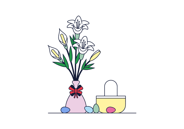 700x490 Free Easter Lilly Vector Stock Images