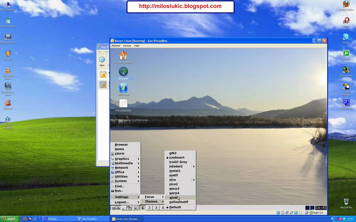 1152x720 Vectorlinux Light Live