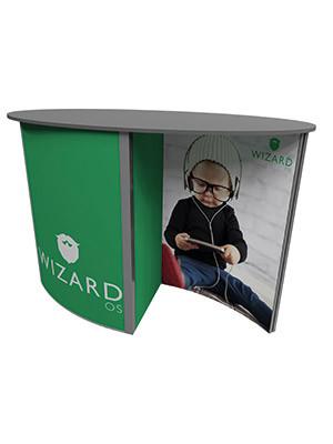 300x400 Vector Lite Counter Low Cost Exhibition Graphics