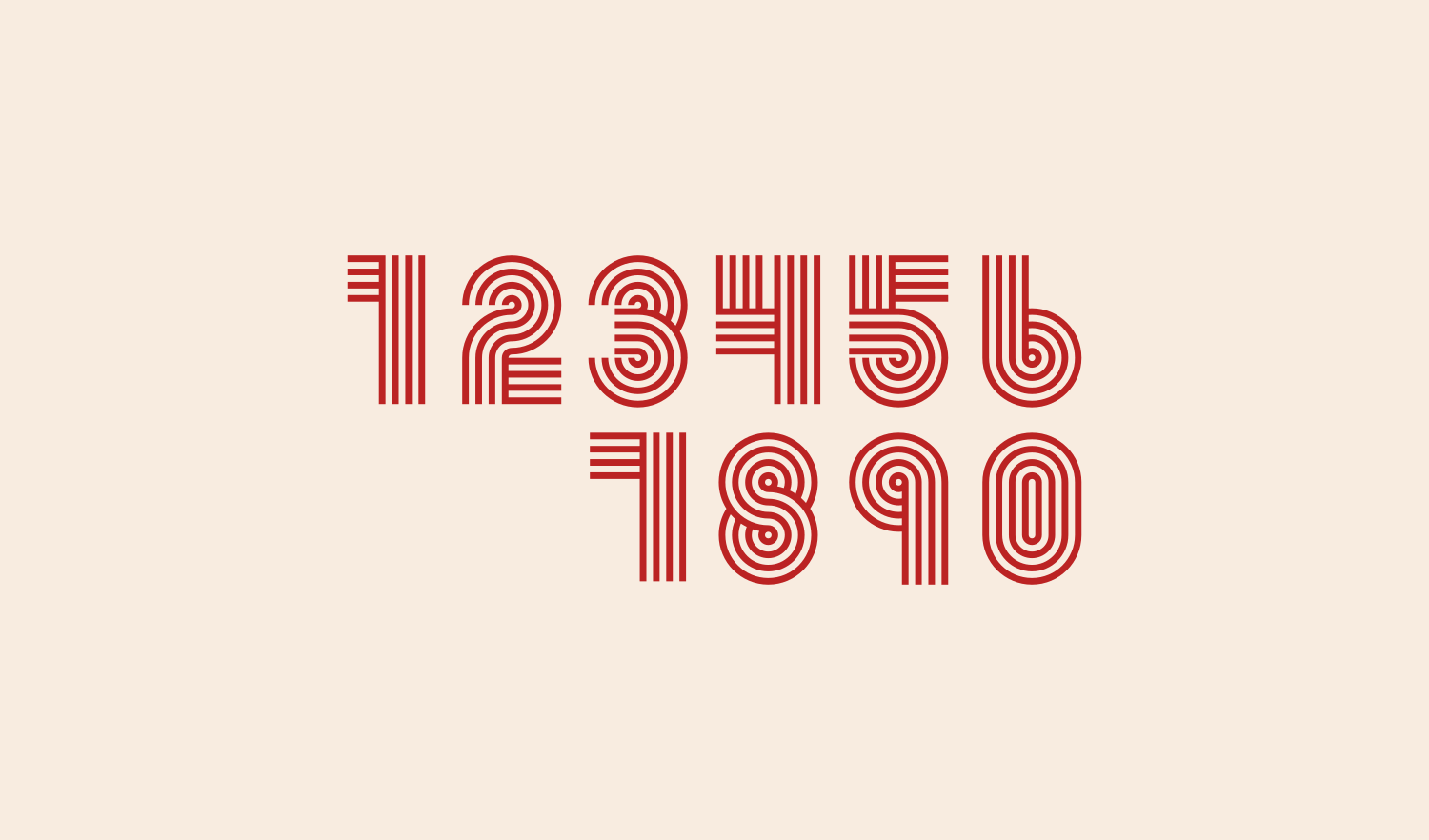 1500x882 Retro Vector Number Pack Free Download For Illustrator And Inkscape