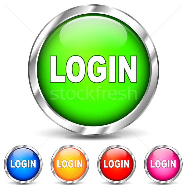 600x600 Vector Login Chrome Icons Vector Illustration Francois Poirier