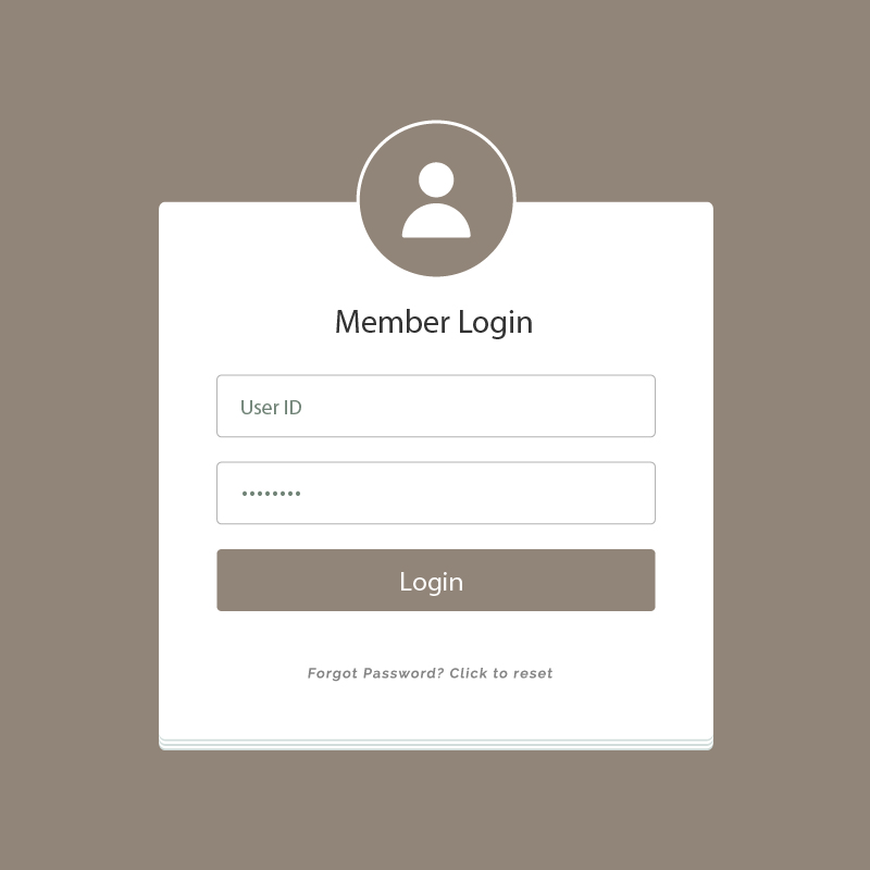 800x800 Creative Member Login Form Ui Template Design Free Vector Download
