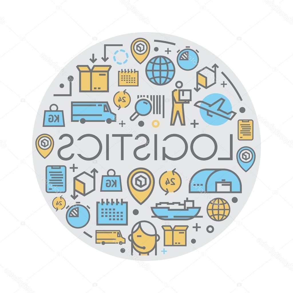 1024x1024 Best Vector Logistics Icon Vector Cdr Free Vector Art, Images
