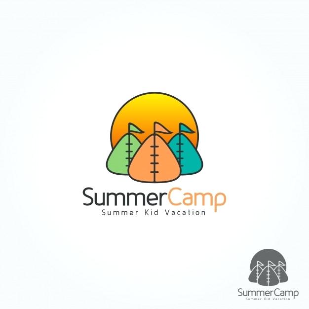 626x626 Kid Summer Camp Logo Template Premium Vector Definition Powerpoint