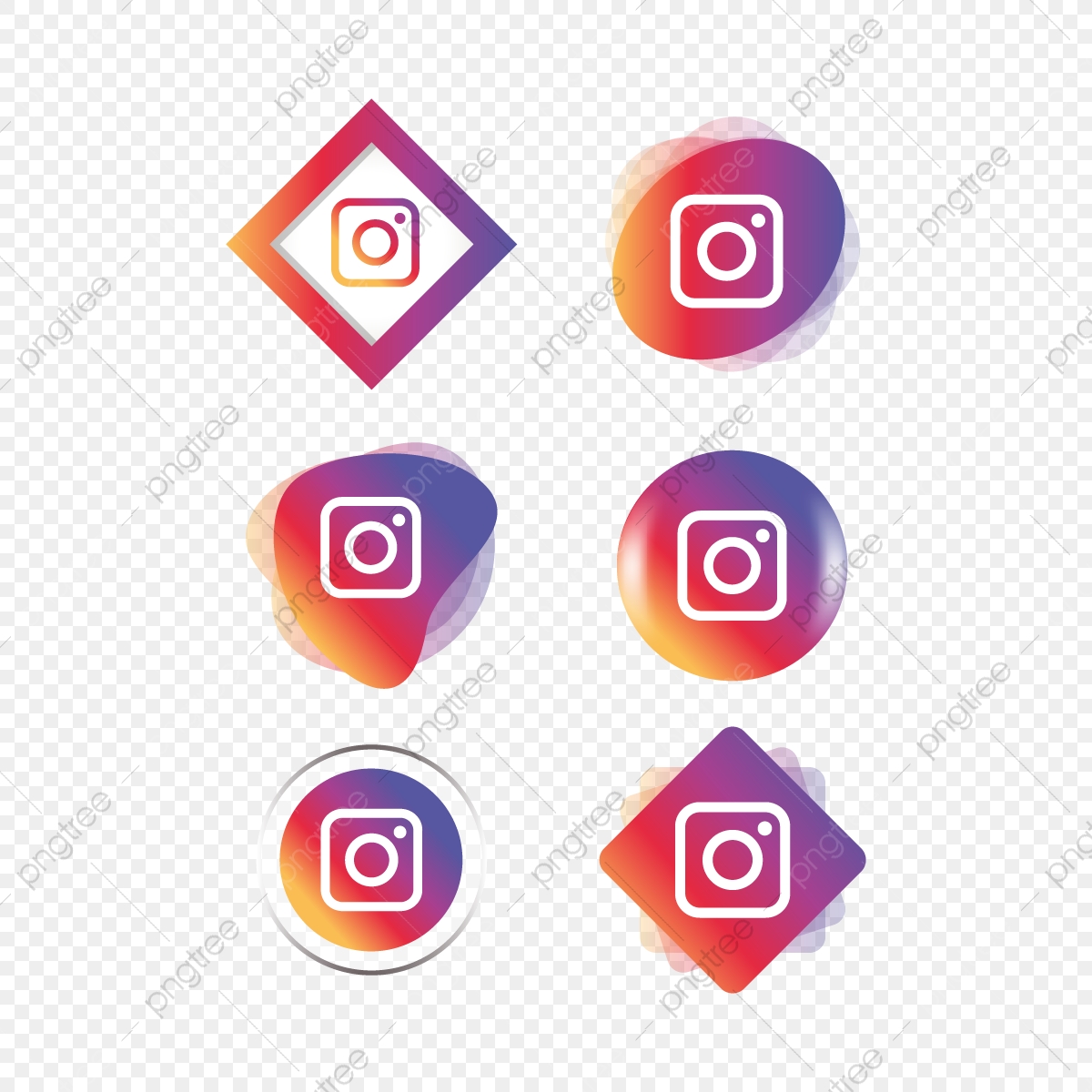 1200x1200 Instagram Logo Ig Icon Logo Collection Set Social Media Vector