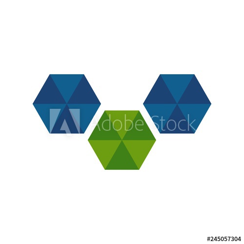 Hexagon Vector Logo 500x500 Hexagon Vector Logo