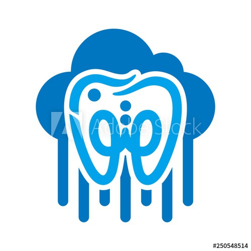 Rain And Cloud Vector Logo Arabic Word Haton, The Meaning Is 500x500 Rain And Cloud Vector Logo Arabic Word Haton, The Meaning Is