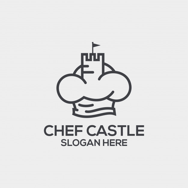 Chef Castle Dual Meaning Logo Vector Premium Download 626x626 Chef Castle Dual Meaning Logo Vector Premium Download
