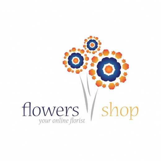 Online Florist Vector Logo Design 520x520 Online Florist Vector Logo Design