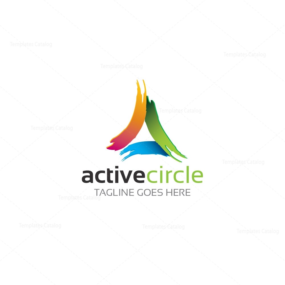 Activecircle Vector Logo Template 1000x1000 Activecircle Vector Logo Template