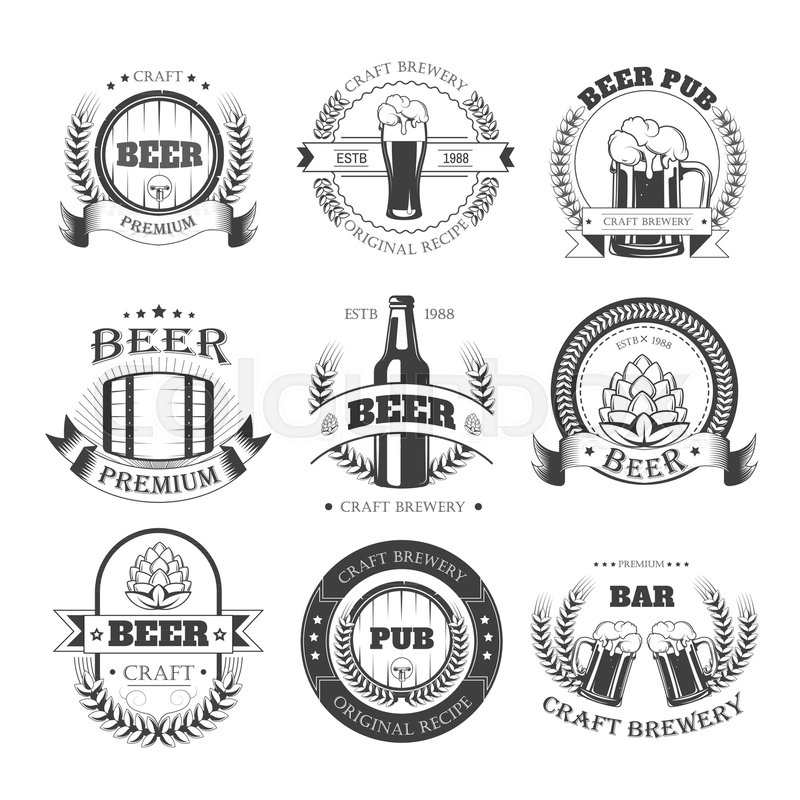 Beer Vector Logo Templates For Brewery Stock Vector Colourbox 800x800 Beer Vector Logo Templates For Brewery Stock Vector Colourbox