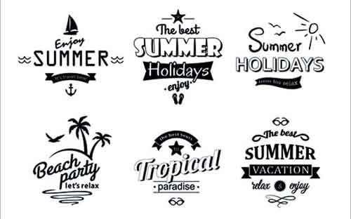 Logo Templates Editable Free Vector Summer Labels 500x312 Logo Templates Editable Free Vector Summer Labels