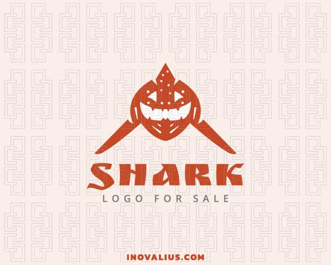 650x520 Shark + Pumpkin Logo Template Inovalius