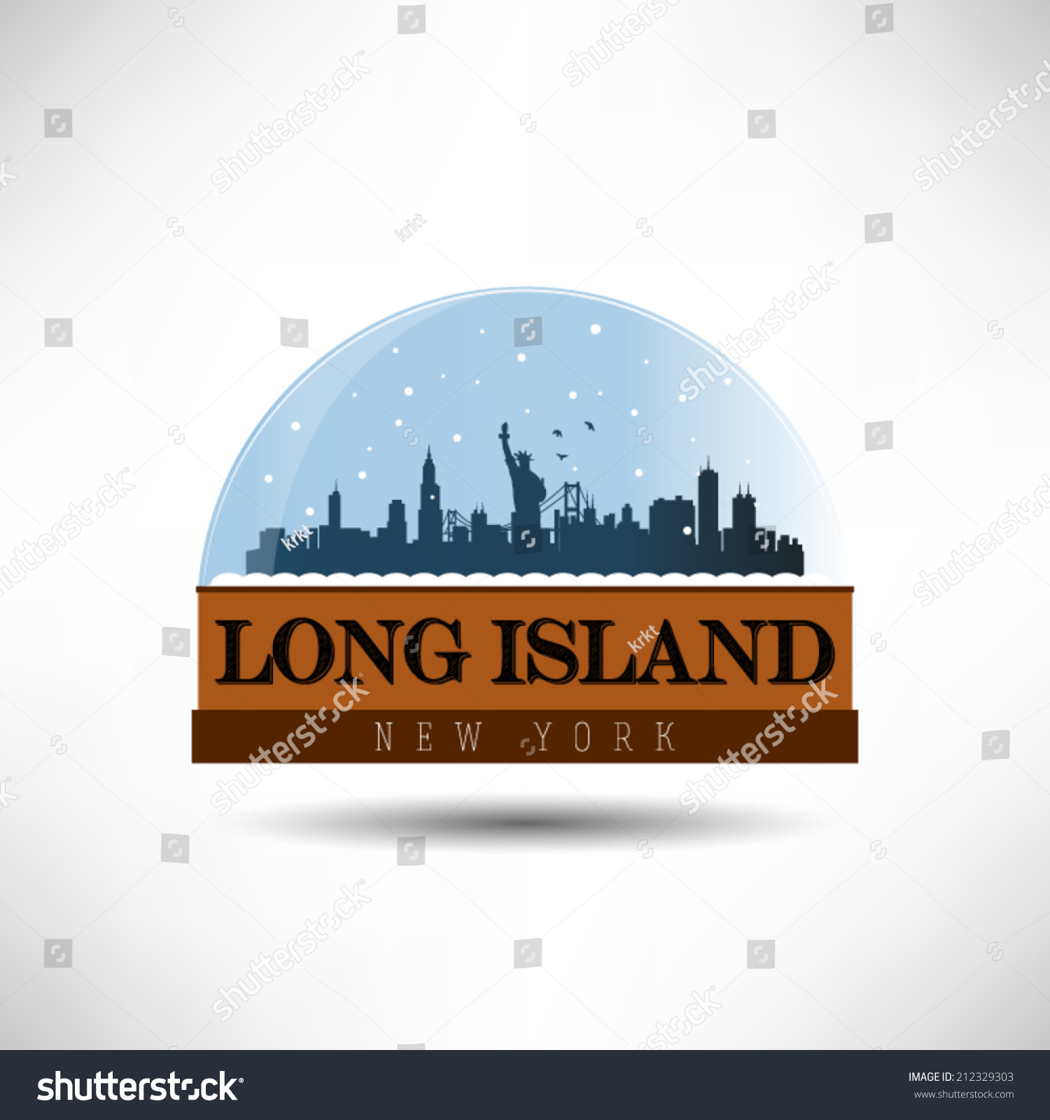 1500x1600 Long Island Silhouette Vector