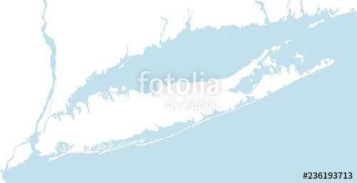 500x257 Map Of Long Island Stock Image And Royalty Free Vector