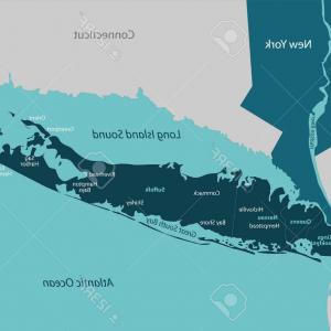 300x300 Photostock Vector Vector Map Of Long Island A Region Within The Us