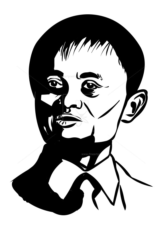 572x800 Jack Ma Drawing Free Vectors, Illustrations, Graphics, Clipart, Png