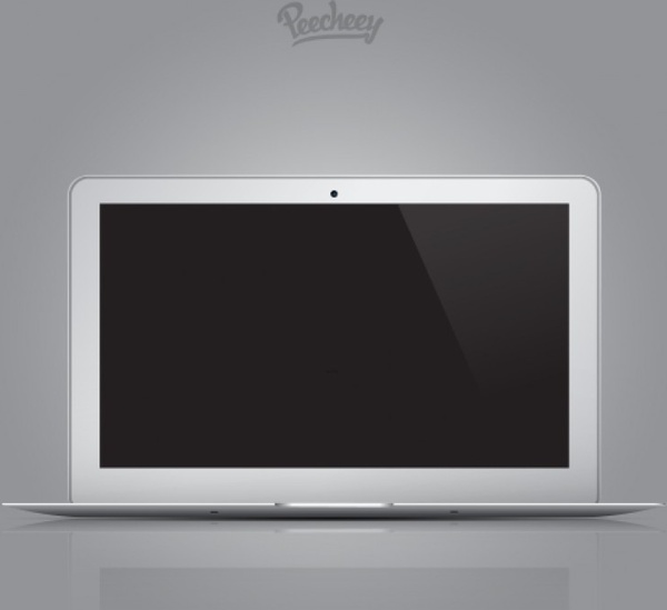 600x549 Apple Computer Device Mac Book Air Free Vector In Adobe