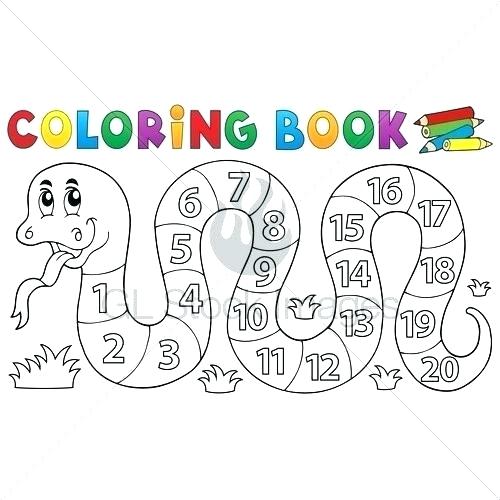 500x500 Cat Snake Coloring Book Vector Image Illustration Of Science
