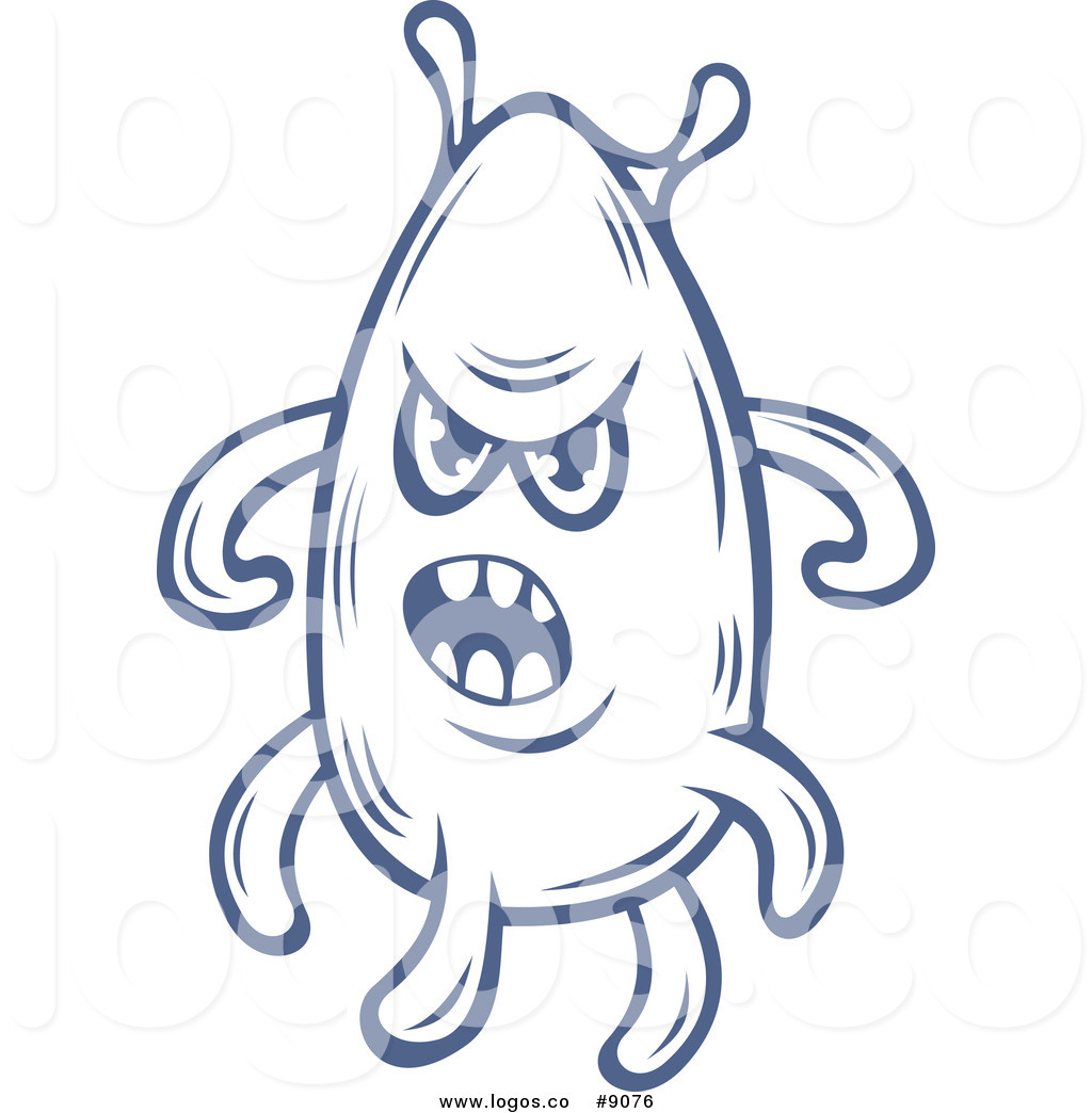 Royalty Free Clip Art Vector Mad Blue Amoeba Or Monster Logo 1024x1044 Royalty Free Clip Art Vector Mad Blue Amoeba Or Monster Logo