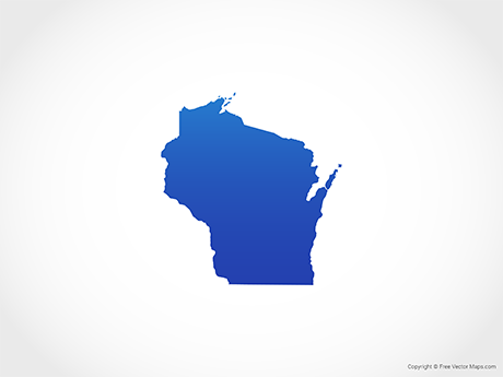 460x345 Vector Maps Of Madison Free Vector Maps