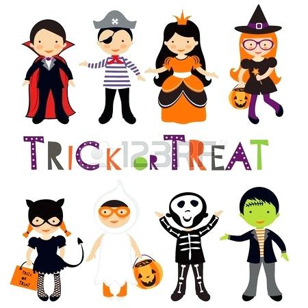 450x450 Halloween Symbols For Kids Cute Colorful Kids Set Vector