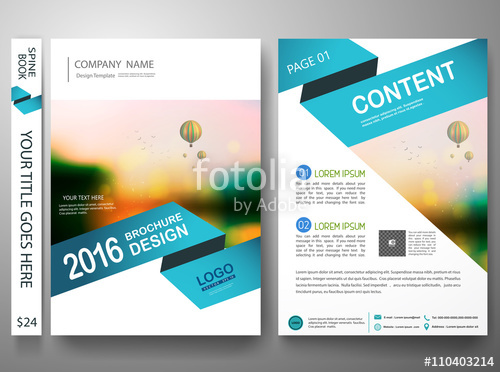 500x372 Flyers Design Template Vector Brochure Annual Report Magazine