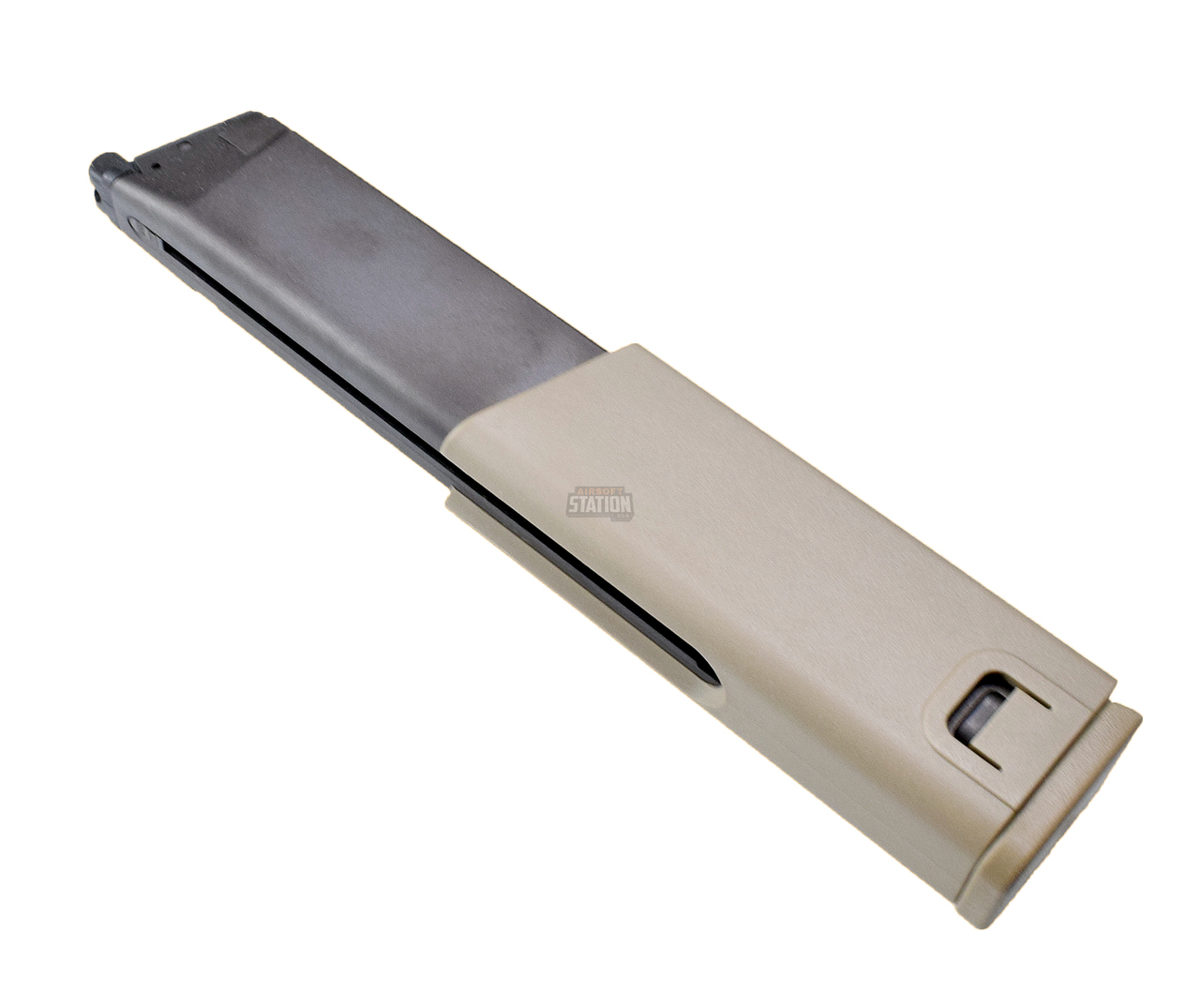 1280x1075 Kwa Kriss Vector Round Gas Magazine, Dark Earth Brown