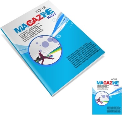 391x368 Magazine Free Vector Download