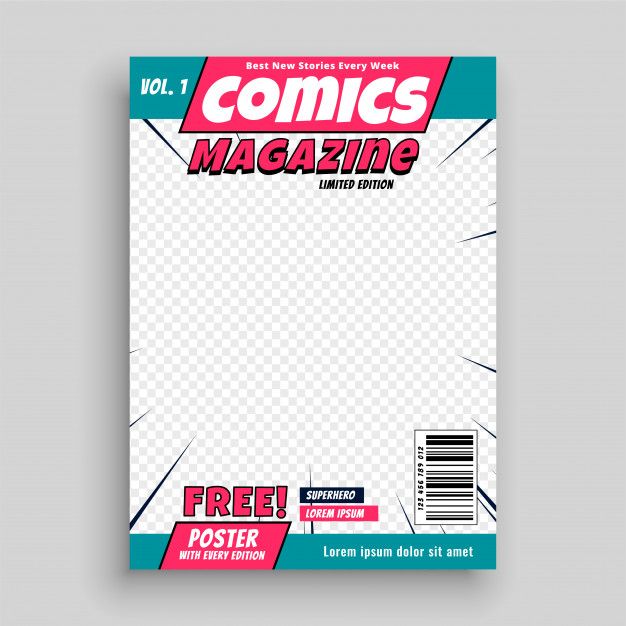 626x626 Comic Magazine Cover