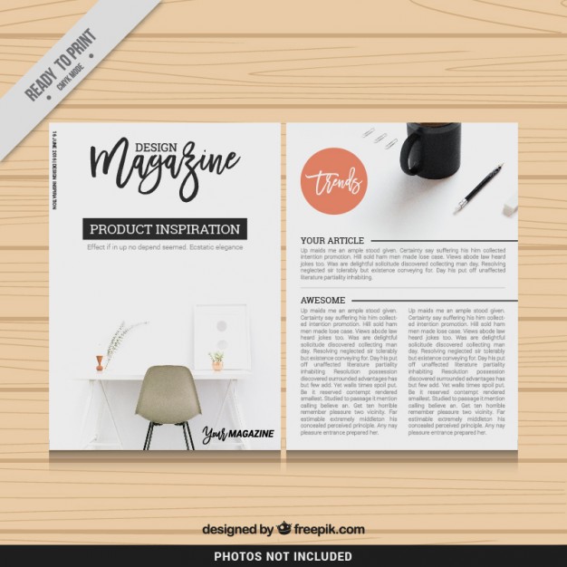 626x626 Design Magazine Template Vector Free Download