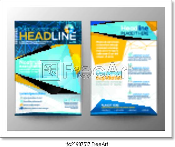 560x470 Free Art Print Of Abstract Triangle Design Vector Template Layout