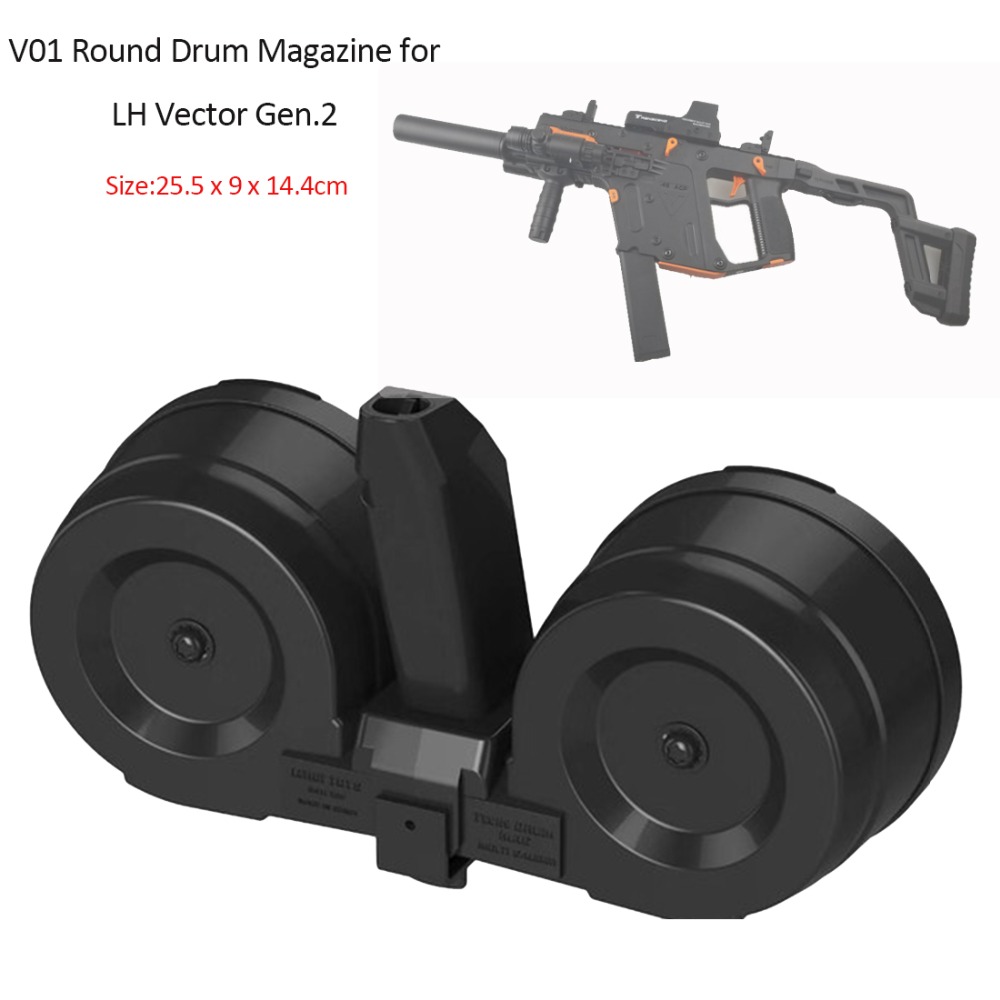 1000x1000 Rowsfire Large Capacity Round Drum Magazine For Lh Vector Gen