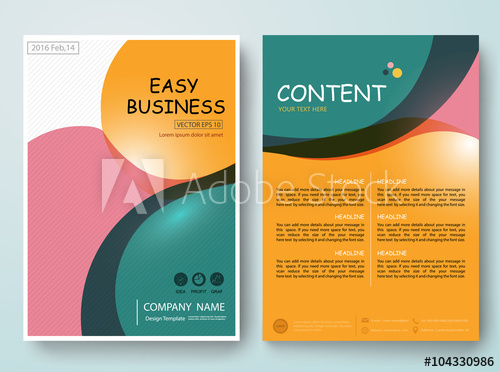 500x372 Vector Magazine,modern Flyers Brochure,cover,annual Report,design