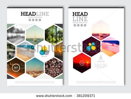 450x341 Business Brochure Design Template Vector Flyer Layout, Blur
