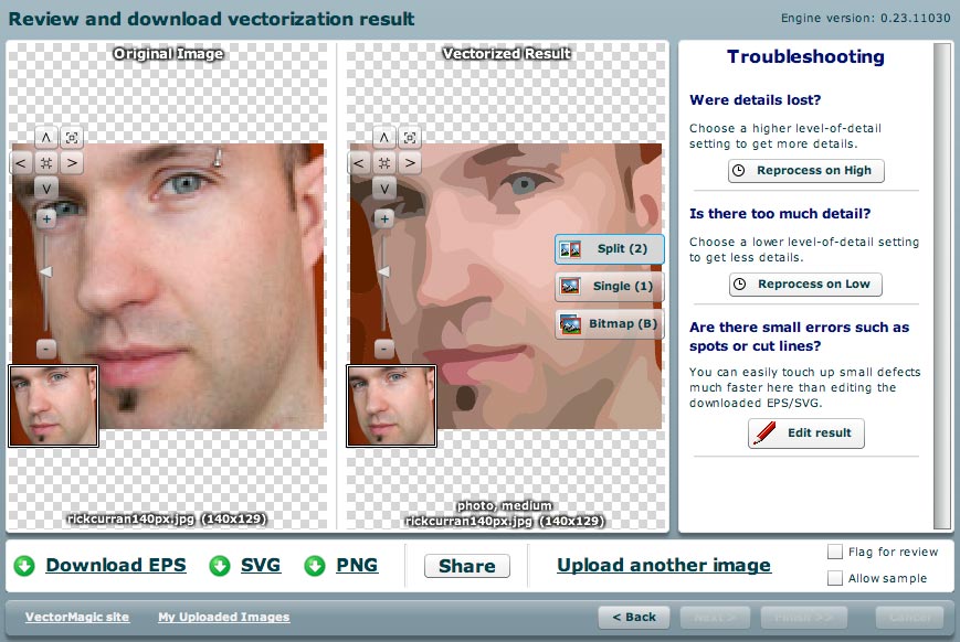 869x582 Vectormagic Convert Images To Vectors Online Qreate Ltstrike