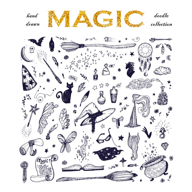 Magic Elements Collection Vector Free Download 626x626 Magic Elements Collection Vector Free Download