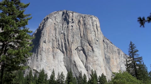 480x268 El Capitan Rock In Yosemite National Park, California Hi Res