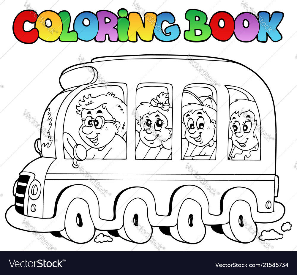 1000x926 Coloring Pages Coloring Book With School Bus Vector Magic Images