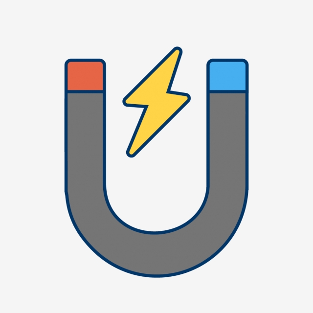 640x640 Vector Magnet Icon, Magnet Icon, Magnetic Icon, Attract Icon Png