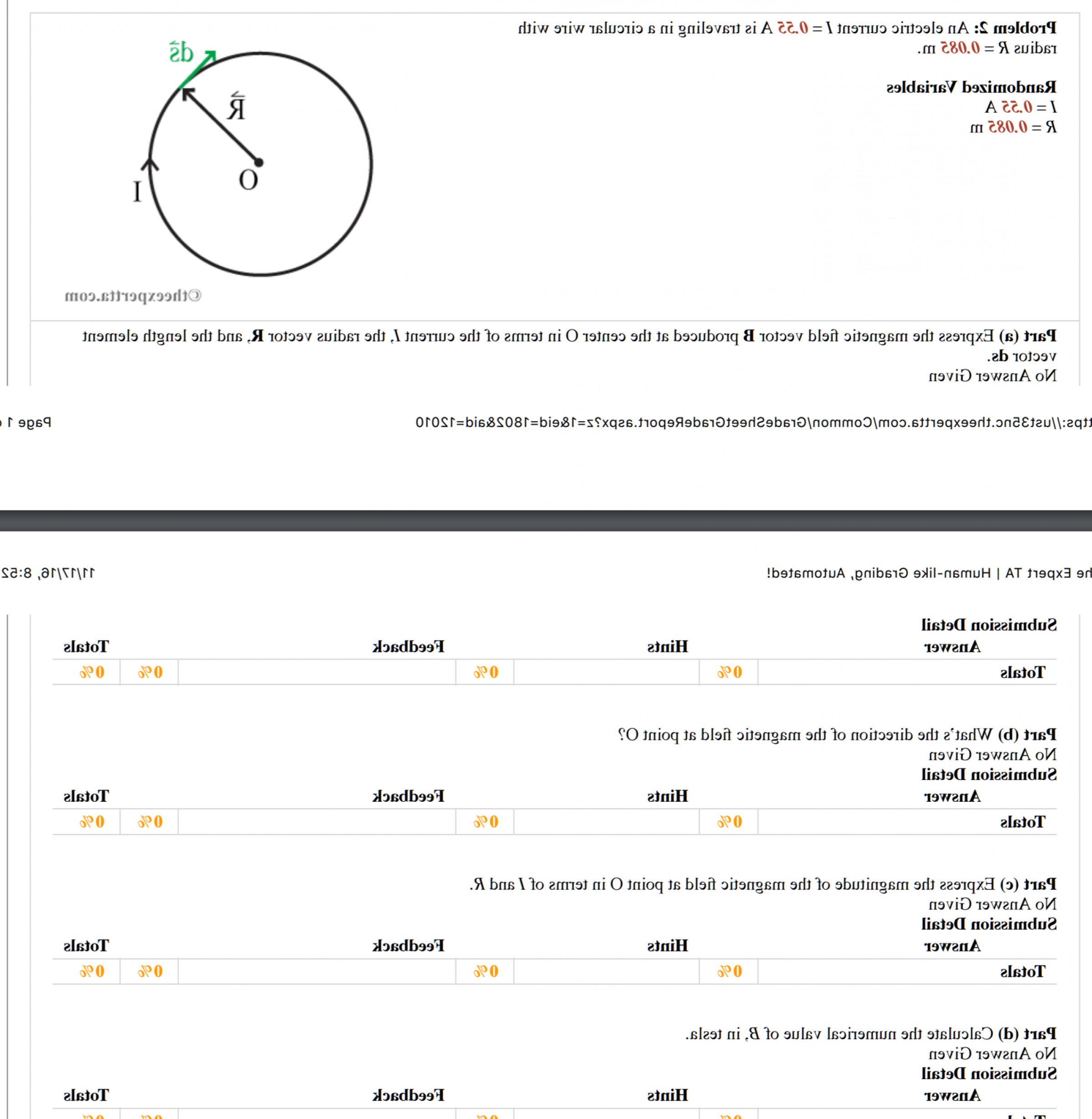 2395x2455 Electric Current Traveling Circular Wire Radius R M Express