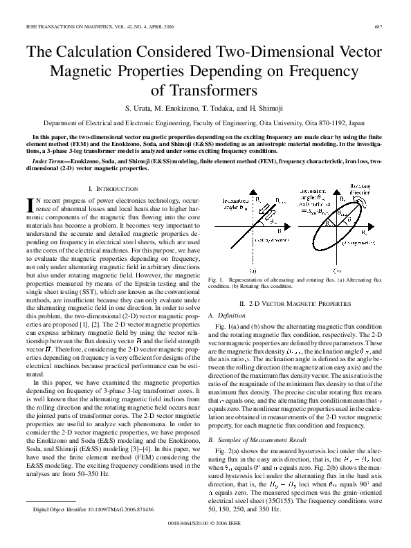 594x792 Pdf The Calculation Considered Two Dimensional Vector Magnetic