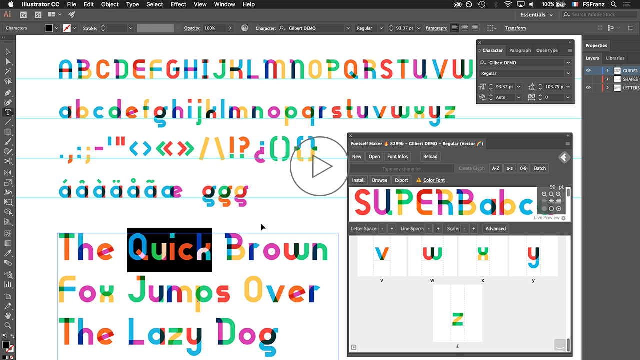 Fontself 1280x720 Fontself