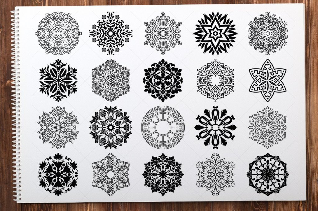 Mandala Ornaments Bundle 1024x681 Mandala Ornaments Bundle