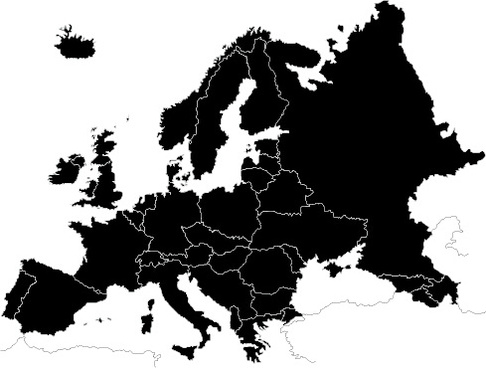 486x368 Europe Vector Map Free Free Vector Download