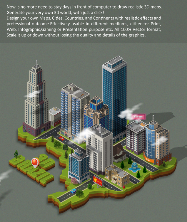 636x756 Isometric Map Generator On Behance