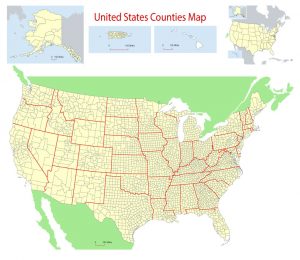 300x260 Us County And State Free Vector Map Us County And State Adobe