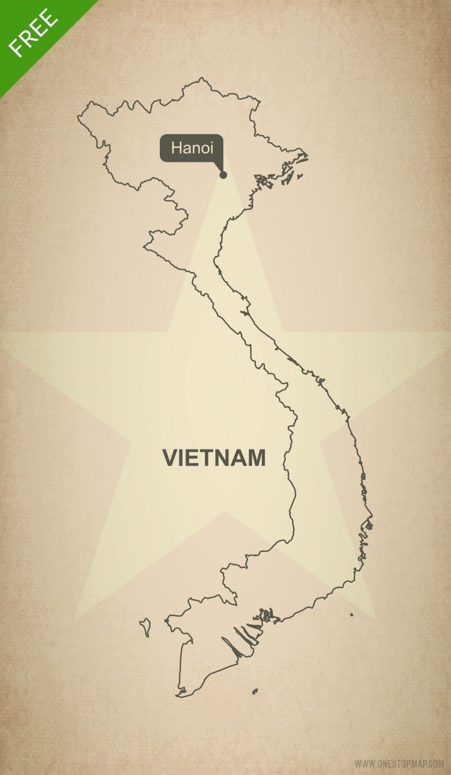 880x1512 Free Vector Map Of Vietnam Outline Projects To Try Map Vector